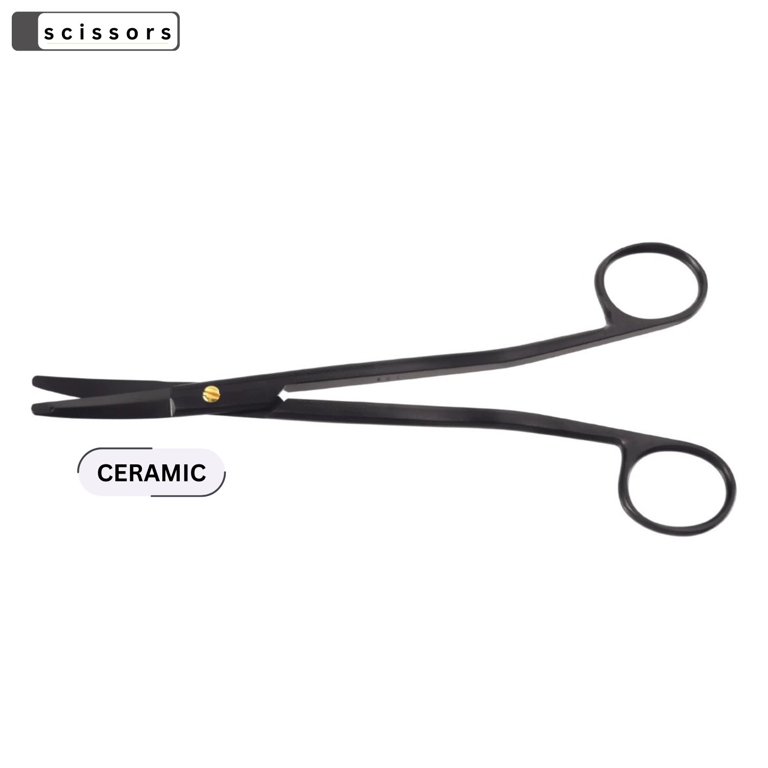 Gorney Freeman Facelift Scissor Serrated Black coated