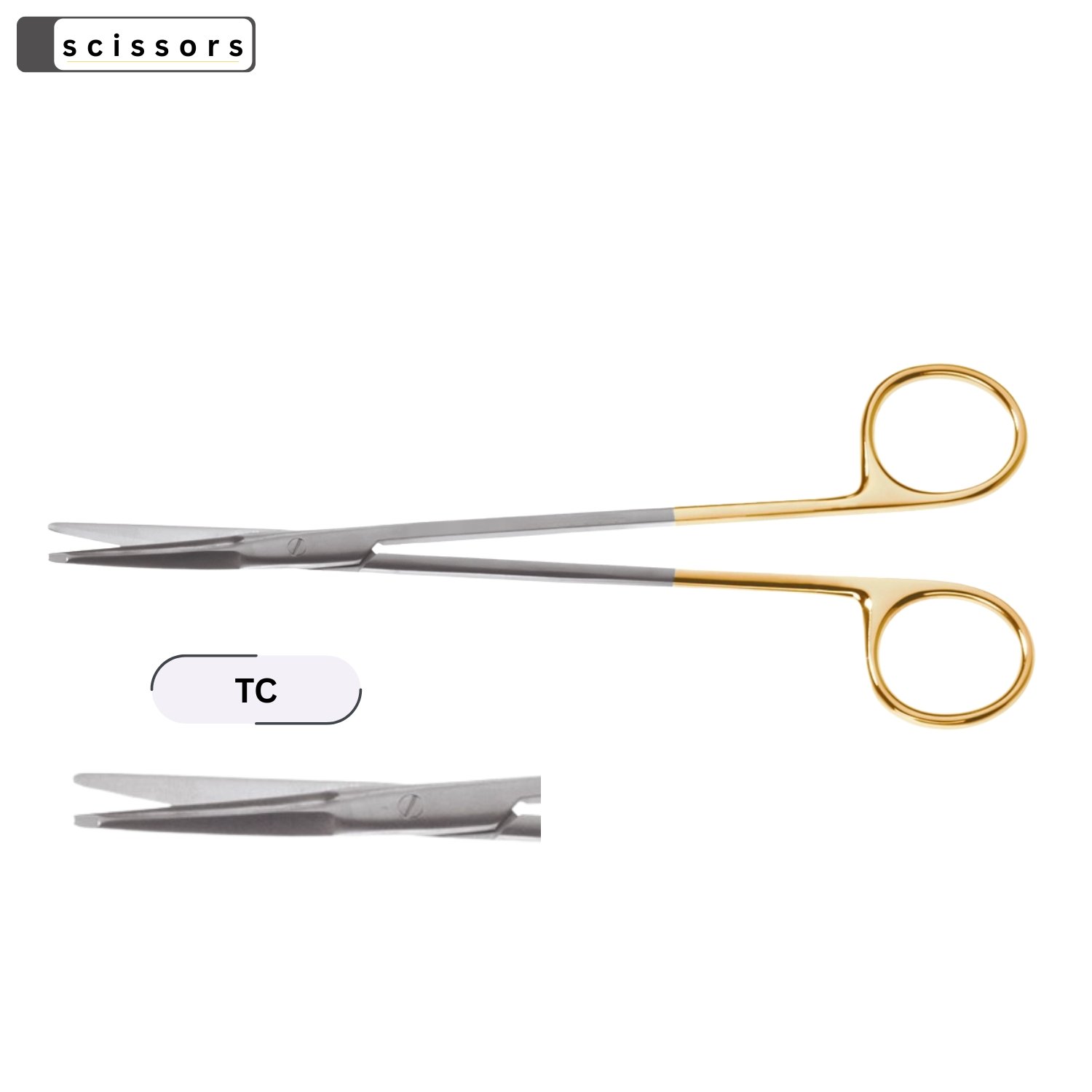 Kaye Facelift Scissor Serrated Tungsten Carbide